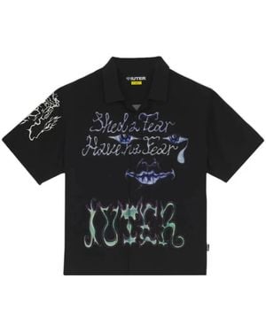 Iuter B.A.D Cuban Graphic-Print Shirt - Black