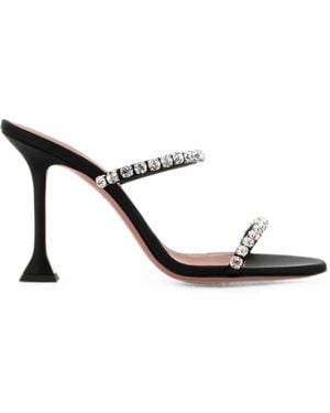 AMINA MUADDI Gigi Heeled Sandals - White