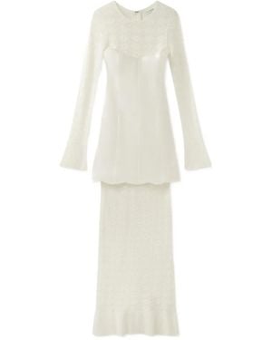 Asta Resort Vestido Miranda corto sin mangas - Blanco