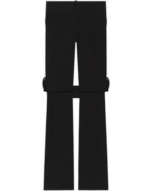 Courreges Bootcut Trousers - Black