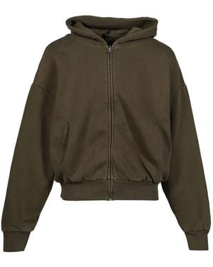 Entire studios Cotton Zip-Up Hoodie - Green