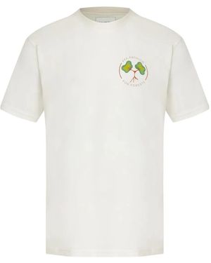 Amir Slama T-Shirt Mit Grafischem Print - Weiß