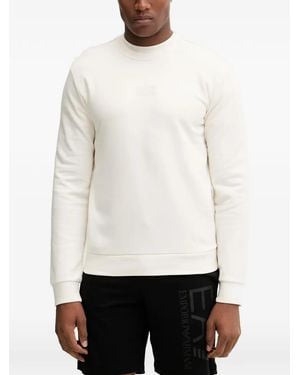 EA7 Crew-Neck Sweatshirt - White