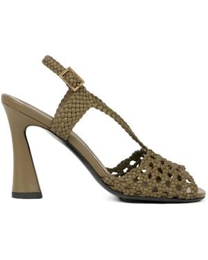 Etro Woven Sandals - Metallic