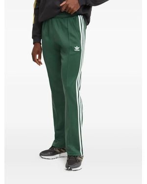 adidas 3-Stripe Logo Track Trousers - Green