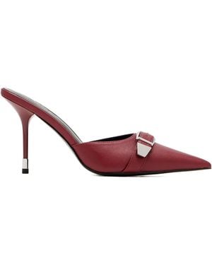 Femme LA Venetia Pointed-Toe Mules - Pink