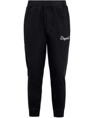 DSquared² Pantalon De Jogging À Taille Élastique - Black