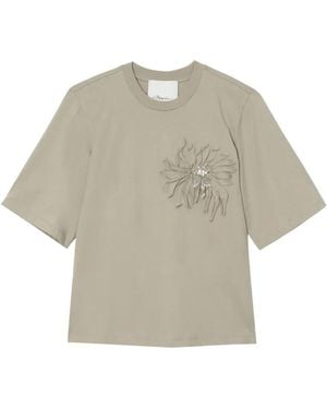3.1 Phillip Lim Embellishment T-Shirt - Natural