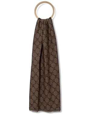 Joop! Cornflower-Pattern Scarf - Brown