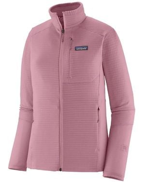 Patagonia R1 Logo-Patch Jacket - Pink