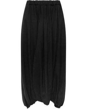 Comme des Garçons Parachute Wool Georgette Trousers - Black