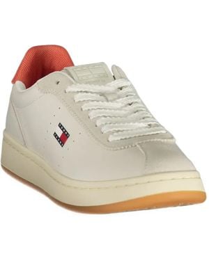 Tommy Hilfiger Archive Logo-Patch Trainers - White