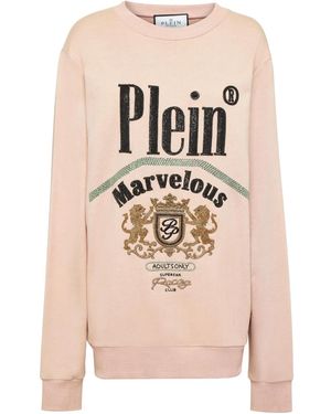 Philipp Plein Marvelous スウェットシャツ - ナチュラル