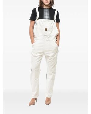 Washington DEE-CEE U.S.A. Logo-Patch Jumpsuit - White