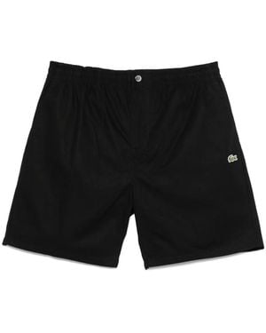 Lacoste Cotton shorts - Schwarz
