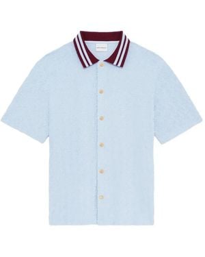 Drole de Monsieur Chemise À Motif Monogrammé - Blue
