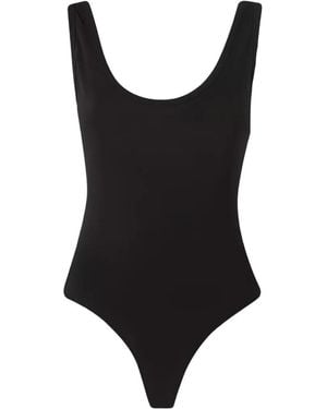 Wardrobe NYC Scoop-Neck Bodysuit - Black
