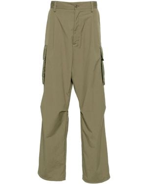 Moncler Cargohose Mit Logo-Applikation - Grün