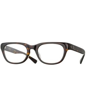 Eyevan 7285 Malecon-E Bril Met Rechthoekig Montuur - Zwart