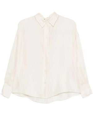 Tela Uvetta Tie-Back Shirt - White