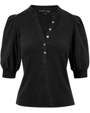 Veronica Beard Coralee Blouse - Black