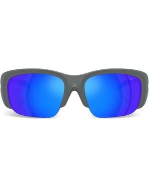 DIESEL Dl3016U Rectangle-Frame Sunglasses - Blue