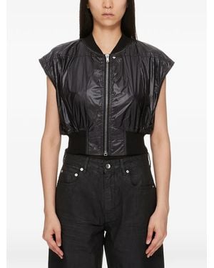 Rick Owens Bomber Senza Maniche Tatlin Bomber - Black