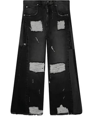 Astrum Legacy Distressed-Effect Jeans - Black