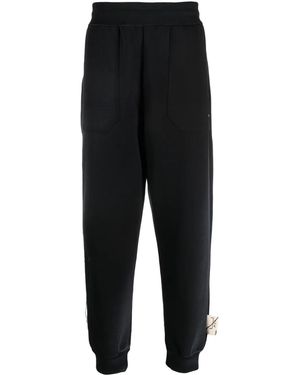 A_COLD_WALL* Logo-Tag Cotton-Blend Track Trousers - Black