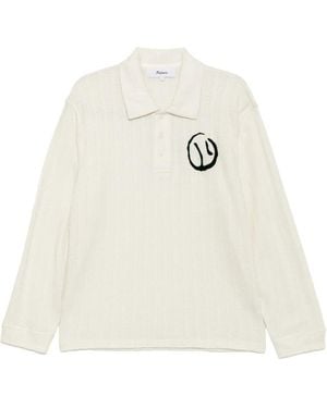 Palmes Polo Motif - Blanco