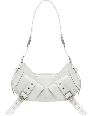 BIASIA Sac Porté Épaule À Boucle - Blanc