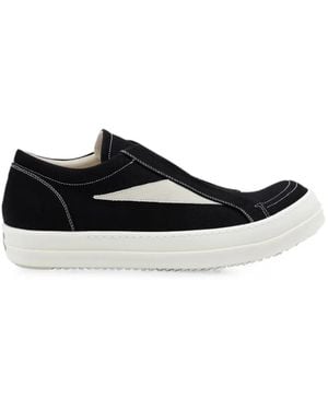 Rick Owens Laceless Slip-On Trainers - White