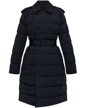 Burberry Belted Down Jacket - Black