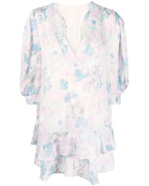 IRO Oslona Floral-Print Dress - White