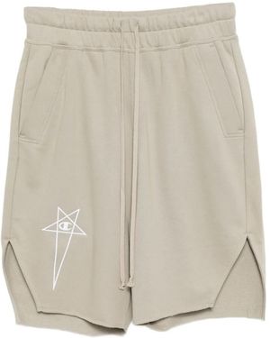 Rick Owens X Champion Shorts con cinturilla elástica - Neutro