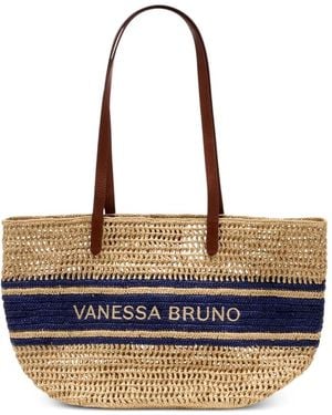 Vanessa Bruno Logo-Embellishment Tote Bag - Blue