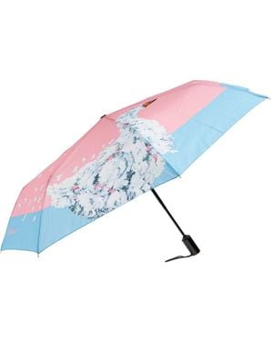 Moschino Floral-Print Umbrella - White