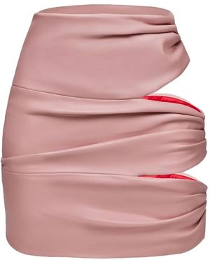 Lika Minigonna Con Cut-Out - Rosa