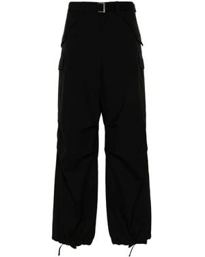 Sacai Suiting Cargo Trousers - Black
