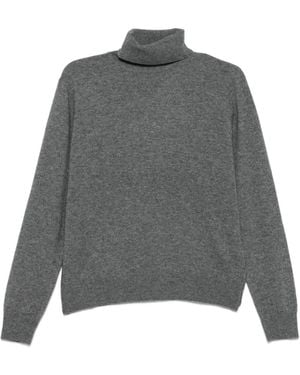 Entire studios Roll-Neck Knitted Jumper - Grey