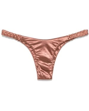 Isa Boulder Highweave Bikini Bottoms - Pink