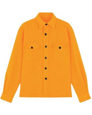 Fortela Kenny Chest-Pocket Shirt - Orange