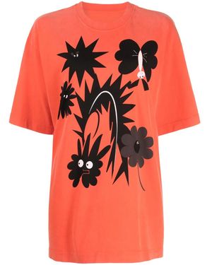 JNBY グラフィック Tシャツ - レッド