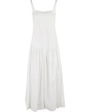 Isabelle Blanche Cotton Dress - White