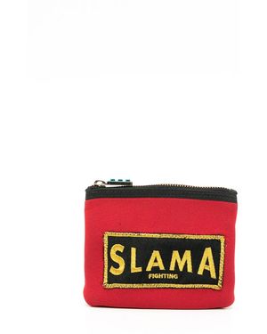 Amir Slama Embroidered-Logo Wallet