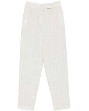 JOSEPH Pantalon Droit Zen À Poches - Blanc