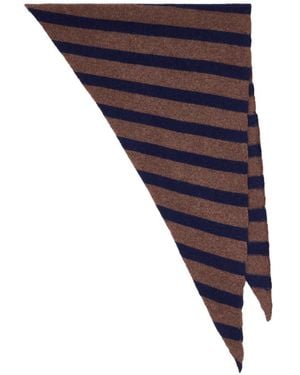 Paul Smith And Lambswool Stripe Neckerchief - Blue