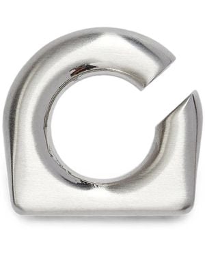Rick Owens Prong Ear Cuff - White