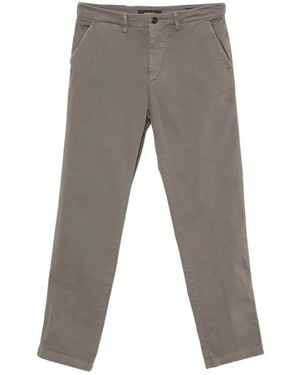 40 Weft Chino Mit Geradem Bein - Grau