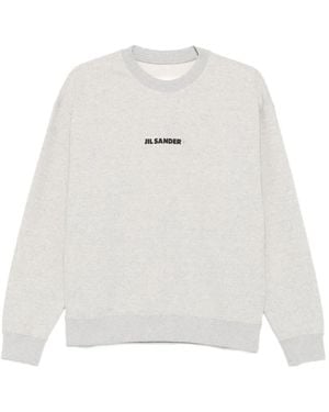 Jil Sander ロゴ スウェットシャツ - ホワイト